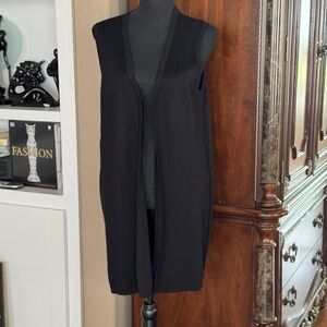 Investments‎ Black Knit Open Cardigan